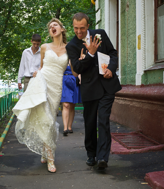 свадьба молодожены весело эмоции смешно москва кунцево загс